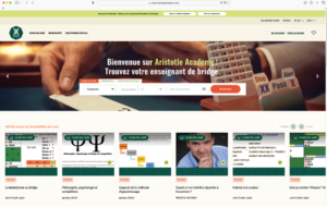 Image du site web d'Aristotle