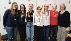 Les U26W : Élise Nugues Blouvac, Zoey Mauberquez, Eulalie Bonin, Ninon Bens, Maeva Bultel, Saveria Garcia et Marion Canonne (capitaine).